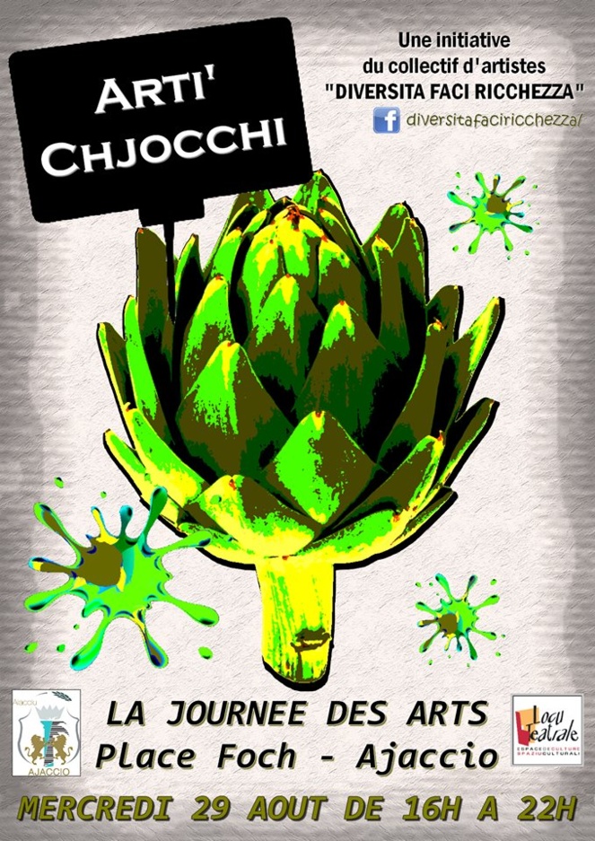 Journée des arts place Foch à Ajaccio le 29 août