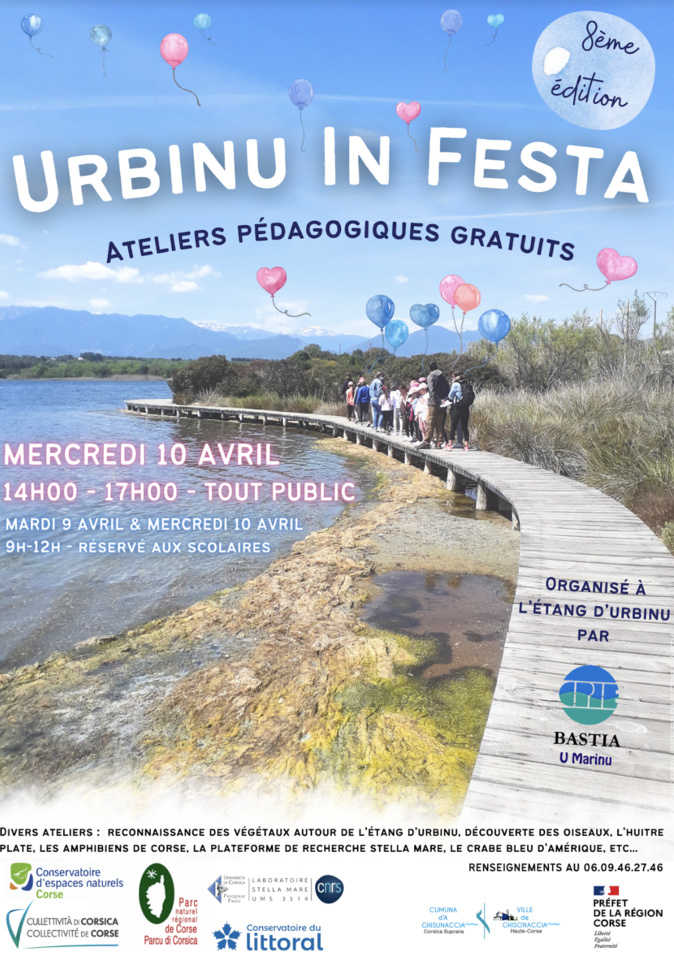 8ème édition d'Urbinu in Festa : Une journée de sensibilisation à l'environnement autour de l'étang 