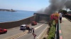 Bastia : Une collision, une altercation et une voiture en feu sous le tunnel