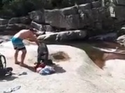 Cochon au col de Vergio. Vidéo Lisa Istvan (faceboo).