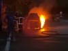 Voiture en feu à Venaco