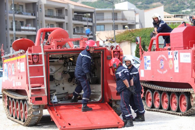 Des renforts du SDIS de Haute-Corse dans les Bouches-du-Rhône Des renforts du SDIS de Haute-Corse dans les Bouches-du-Rhône