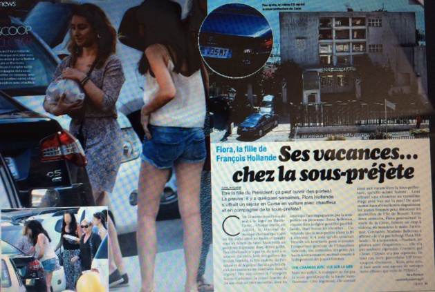 La fille de François Hollande en vacances en Corse aux frais de l'Etat ?