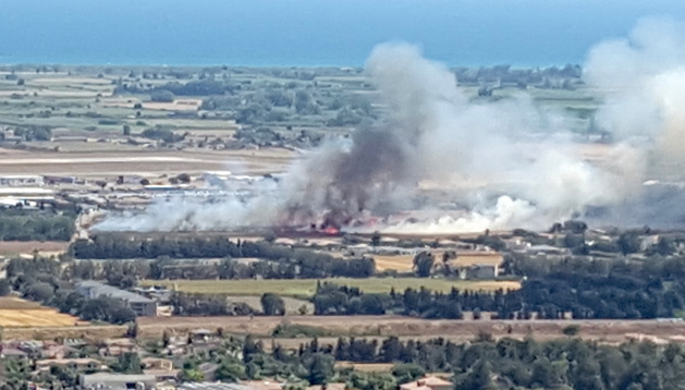 Incendie : 4 hectares détruits à Lucciana Incendie : 4 hectares détruits à Lucciana