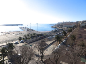 L’actuel port de commerce de Bastia. L’actuel port de commerce de Bastia.