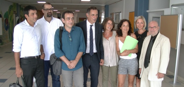 Bastia : Retour aux sources pour Gilles Simeoni au lycée Giocante
