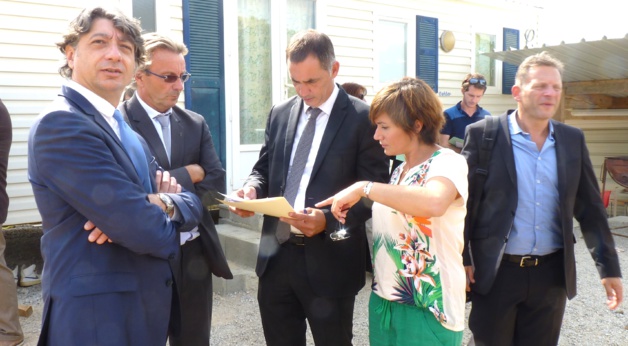 Rentrée scolaire : Gilles Simeoni et Josepha Giacometti sur le terrain