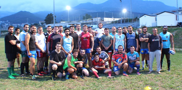Une partie de l'effectif de Bastia XV Une partie de l'effectif de Bastia XV