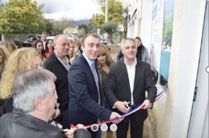 L'inauguration du Sp@ziu en présence Jean-Christophe Angelini, président de l'Adec L'inauguration du Sp@ziu en présence Jean-Christophe Angelini, président de l'Adec