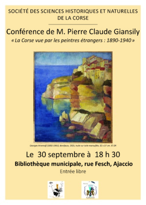Ajaccio : "La Corse vue par les peintres étrangers : 1890-1940" Ajaccio : "La Corse vue par les peintres étrangers : 1890-1940"
