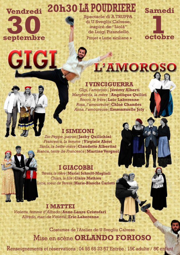 "Gigi l'Amoroso" avec "A truppa di u Svegliu Calvese"