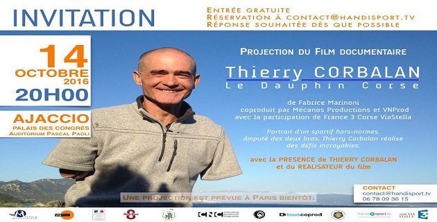 Thierry Corbalan raconté dans un  film documentaire de Fabrice Marinoni 