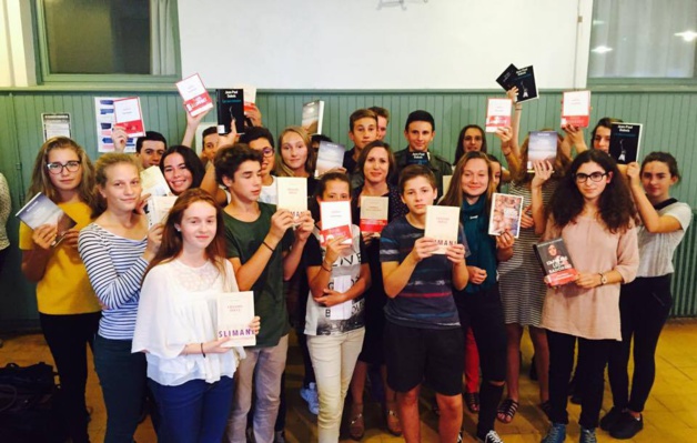 La classe de seconde 5 du lycée Fesch, première classe corse à participer au Prix Goncourt des lycéens.