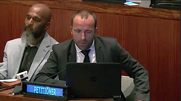 Sébastien Quenot pendant son intervention Sébastien Quenot pendant son intervention