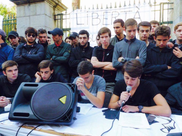 A "Ghjuventù Liceana" en marche à Ajaccio