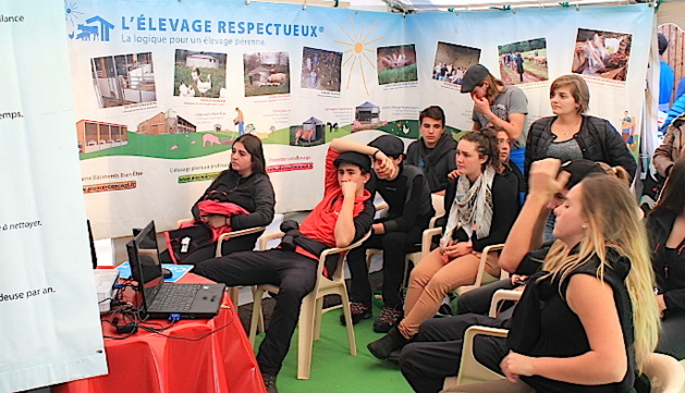 Les élèves du lycée agricole de Borgo au sommet de l'élevage Les élèves du lycée agricole de Borgo au sommet de l'élevage
