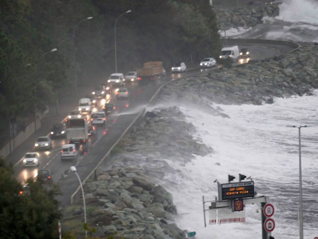 La route du front de mer à Bastia La route du front de mer à Bastia