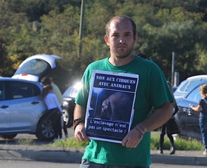 Bastia : Une manifestation anti-cirque avec animaux sauvages 