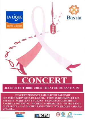 Bastia : Les artistes corses s'engagent contre le cancer
