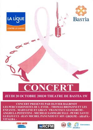 Bastia : Les artistes corses s'engagent contre le cancer Bastia : Les artistes corses s'engagent contre le cancer