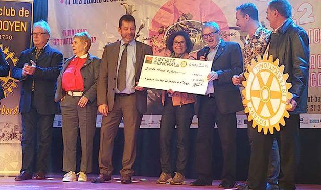 Rotary club de Bastia-Doyen : Un chèque de 4 000 € pour la ligue contre le cancer