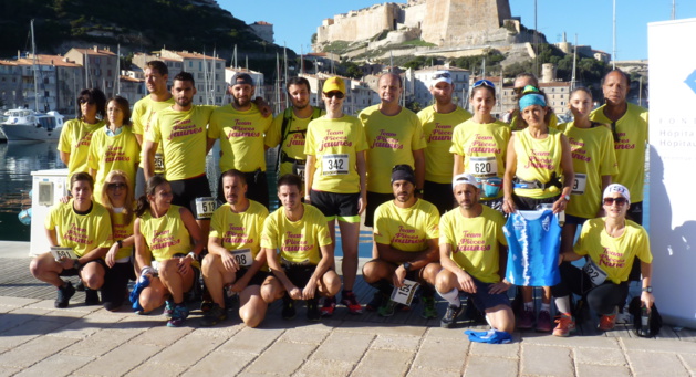 Bonifacio : Une team "Pièces jaunes" au Trail des falaises