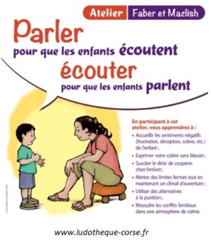 Ajaccio et Bastia : La bienveillance attitude s'installe à la Ludothèque le Petit Atelier