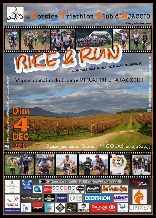 6è édition du Bike and Run dans les vignes du domaine Peraldi à Ajaccio: On attend vos inscriptions 6è édition du Bike and Run dans les vignes du domaine Peraldi à Ajaccio: On attend vos inscriptions