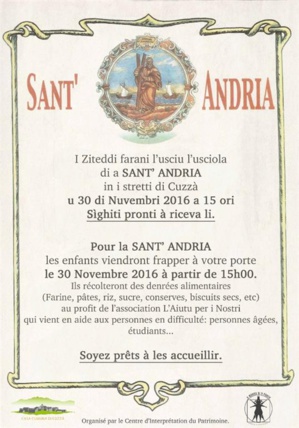 Sant'Andria in i stretti di Cuzzà u 30 di Nuvembri