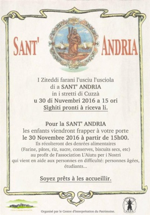 Sant'Andria in i stretti di Cuzzà u 30 di Nuvembri Sant'Andria in i stretti di Cuzzà u 30 di Nuvembri