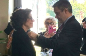 Florence Santini-Gomez, chevalier de la Légion d'honneur Florence Santini-Gomez, chevalier de la Légion d'honneur