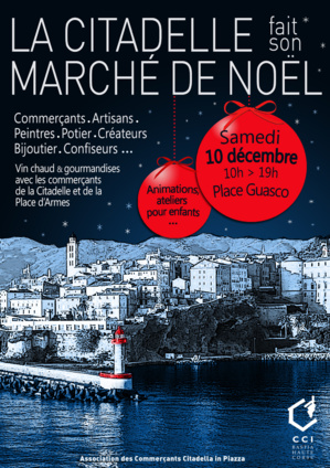 Bastia : La Citadelle fait son marché de Noël