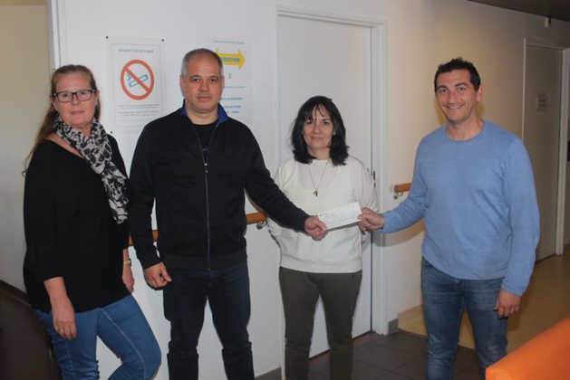 Un chèque de 3000 € pour le Centre Hospitalier Calvi-Balagne