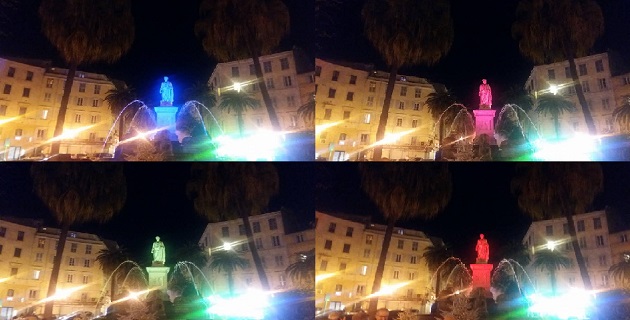 Place Foch à Ajaccio : La fontaine ressuscitée…