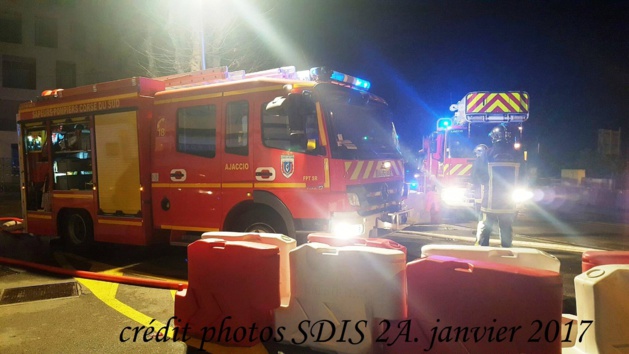 Incendie dans une salle de sport à Ajaccio Incendie dans une salle de sport à Ajaccio
