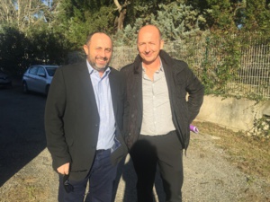 Le président Antoine Poli et son 1er vice-président, Benoit Bruzi