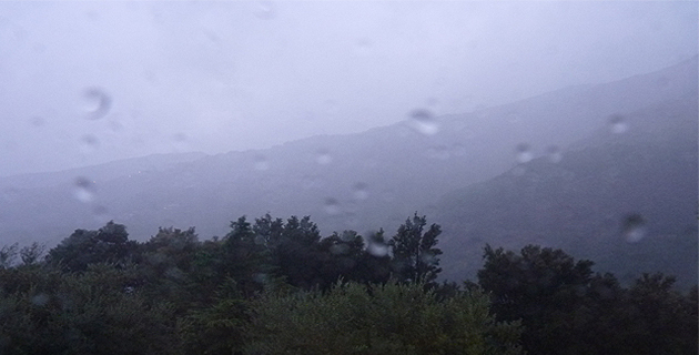 Intempéries : La Corse sous la pluie…