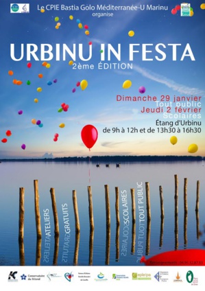 2 ème édition d'Urbinu in festa dimanche 29 janvier et jeudi 2 février prochains. 2 ème édition d'Urbinu in festa dimanche 29 janvier et jeudi 2 février prochains.