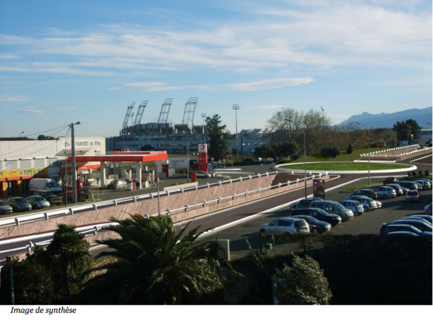 Le mini tunnel de Furiani tel qu'il sera une dois les travaux achevés Le mini tunnel de Furiani tel qu'il sera une dois les travaux achevés
