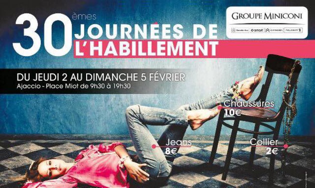 Ajaccio : Les journées de l’habillement, c’est parti ! Ajaccio : Les journées de l’habillement, c’est parti !