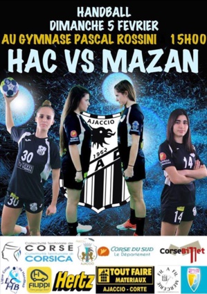 Handball N3F : Le HAC accueille Mazan