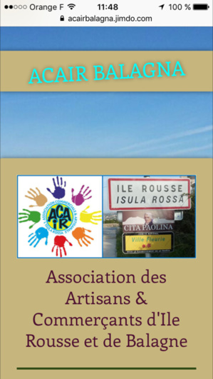 Un site internet dédié aux commerçants de L'Ile-Rousse