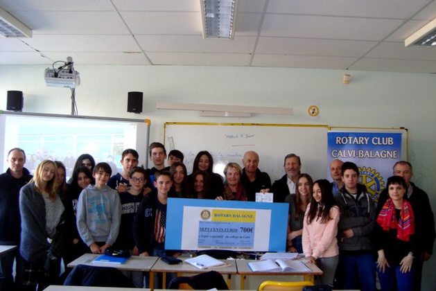 "Clémentines de l'espoir" :  Les collèges de Calvi et de L'Ile-Rousse récompensés pour leur participation