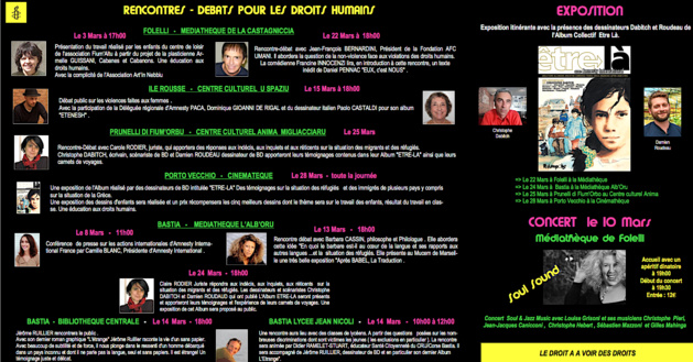 Le festival du film « Au cinéma pour les droits humains » d'Amnesty international  passe par la Corse