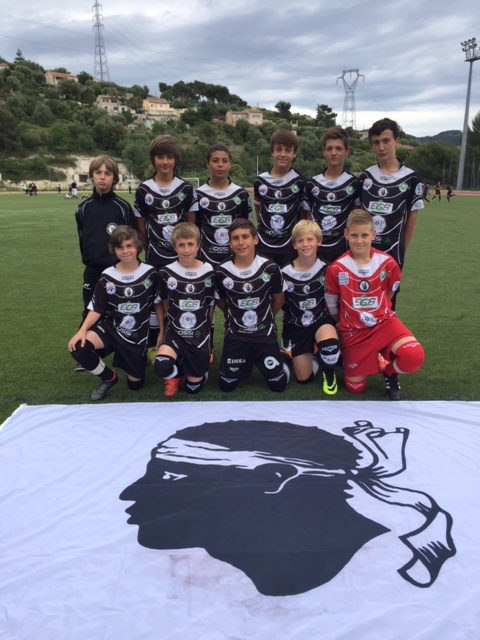 Les U15 du F C Squadra Calvi disputent  la 1/2 finale de coupe de Corse