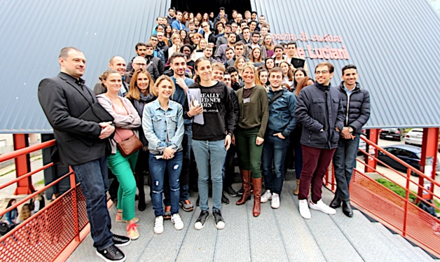 Les étudiants au Spaziu (© Dominique Grandjean / Università di Corsica) Les étudiants au Spaziu (© Dominique Grandjean / Università di Corsica)