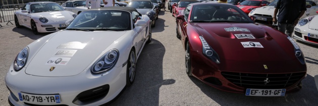 Calvi : Départ du "Tour de Corse 10 000 virages" des voitures Gt et de légende Calvi : Départ du "Tour de Corse 10 000 virages" des voitures Gt et de légende