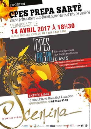 Le CPES de Sartène expose à Scenina à Ajaccio – Vernissage ce vendredi à 18h30