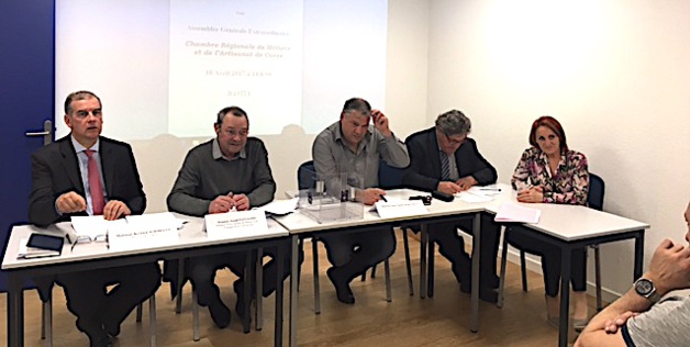 Joseph Pantaloni, élu Président de la chambre régionale de Métiers et de l’Artisanat de Corse Joseph Pantaloni, élu Président de la chambre régionale de Métiers et de l’Artisanat de Corse