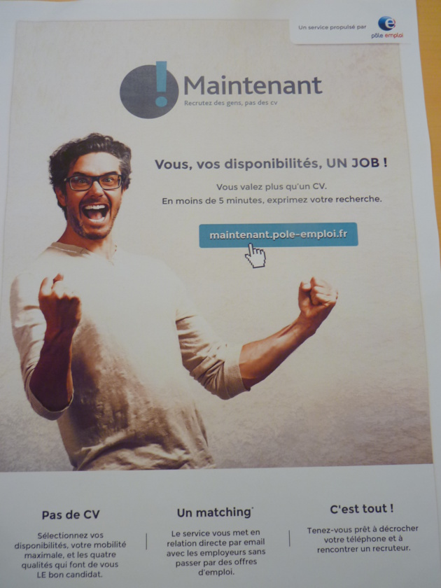 "Maintenant" : Pôle-Emploi lance un nouveau service qui simplifie et accélère la mise en relation "Maintenant" : Pôle-Emploi lance un nouveau service qui simplifie et accélère la mise en relation